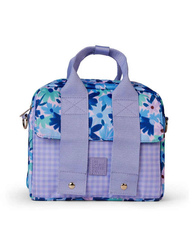 Blue Meadow Lunch Tote by The Somewhere Co