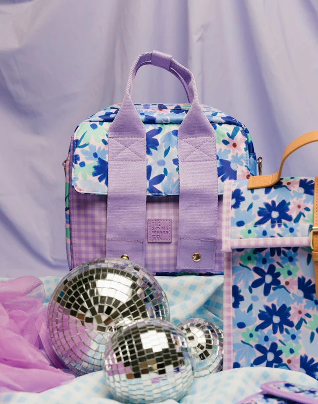 Blue Meadow Lunch Tote by The Somewhere Co