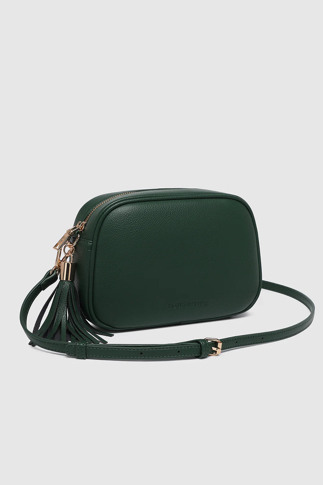 Jacinta Gia Crossbody Bag in Forest Green by Louenhide