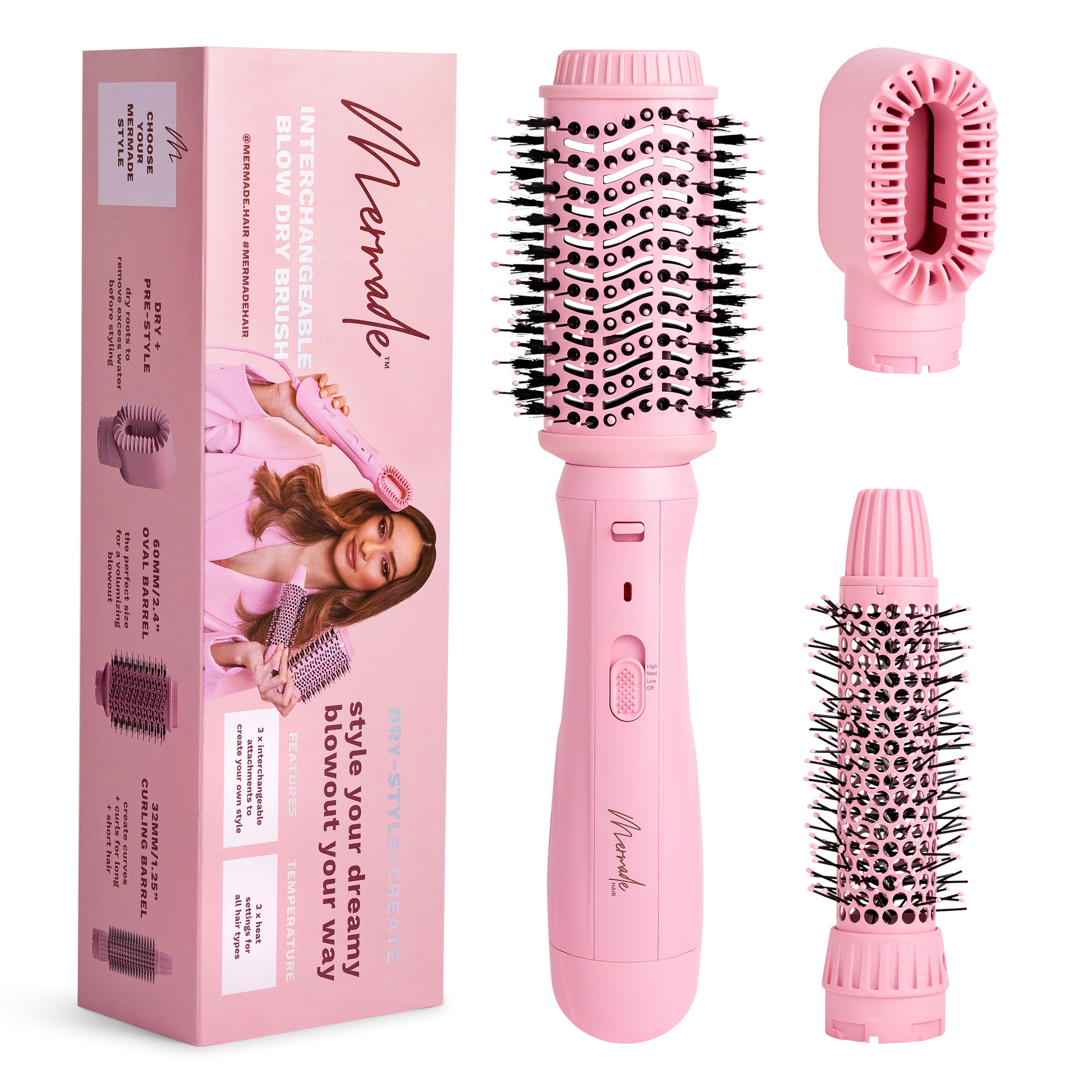 Mermade Hair Interchangeable Blow Dry Brush