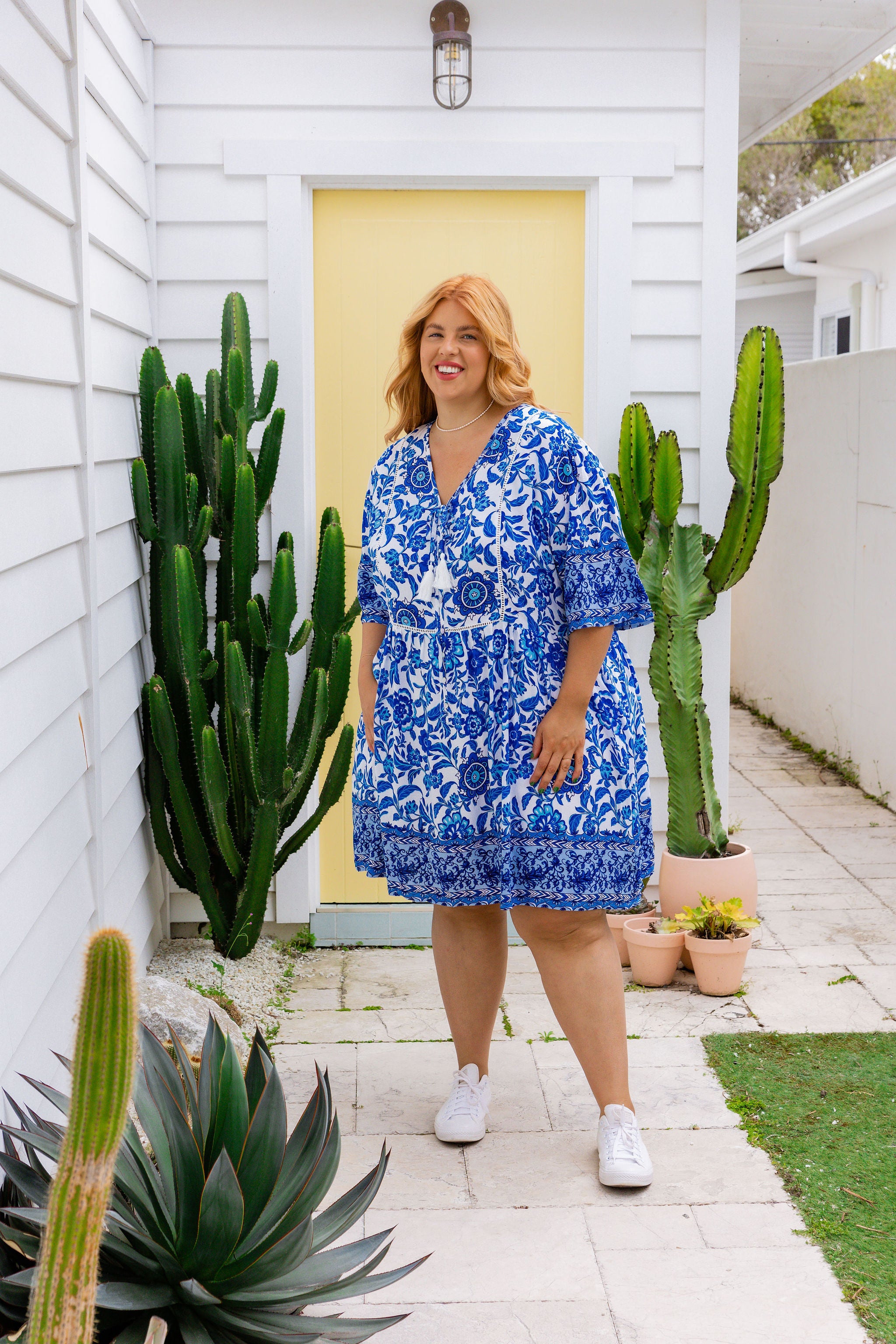 Plus size 2024 belle blue dress