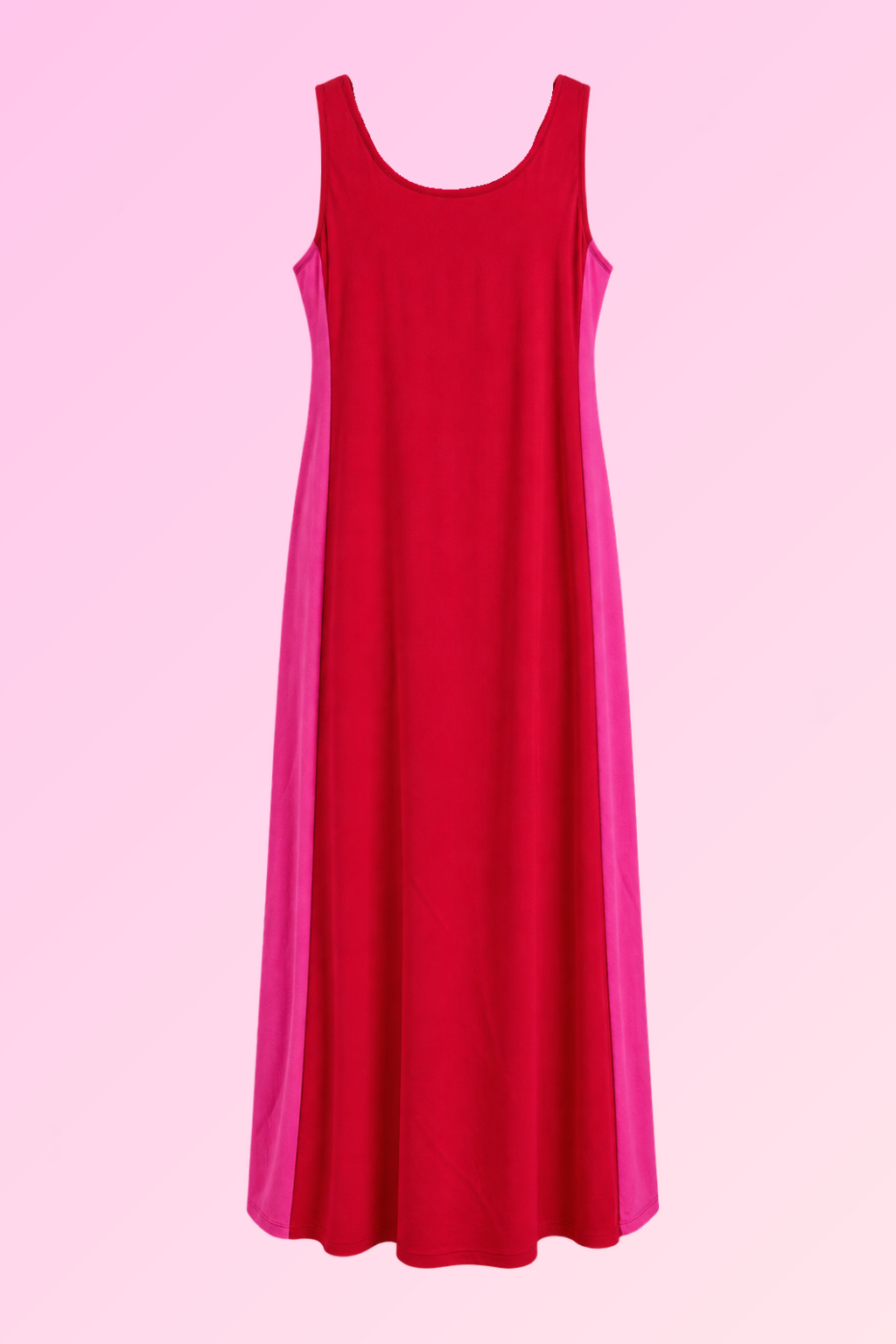 Phoebe Maxi Dress in Red/Pink
