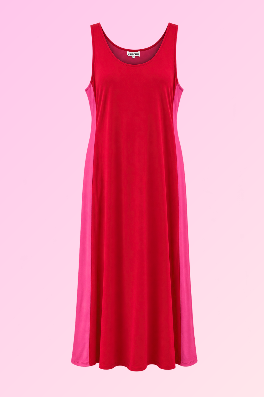 Phoebe Maxi Dress in Red/Pink