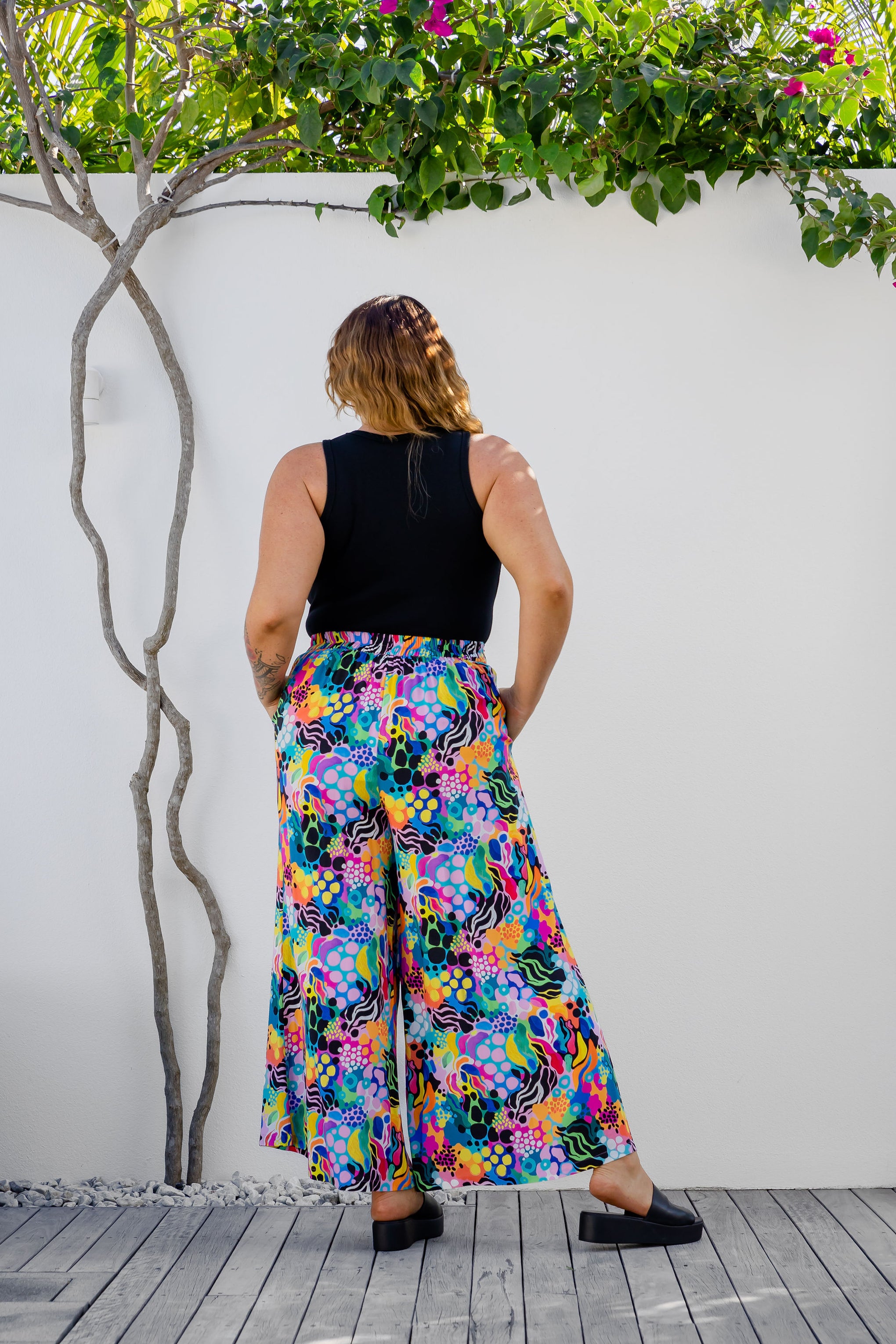 Larsa Pants in Electric Zee by Kasey Rainbow