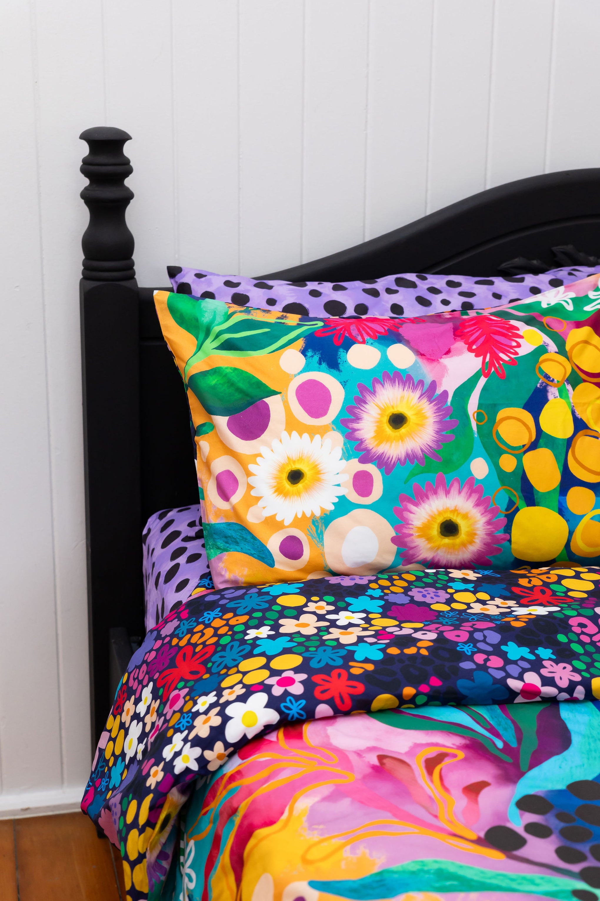 Quilt Cover Set in Matilda by Kasey Rainbow