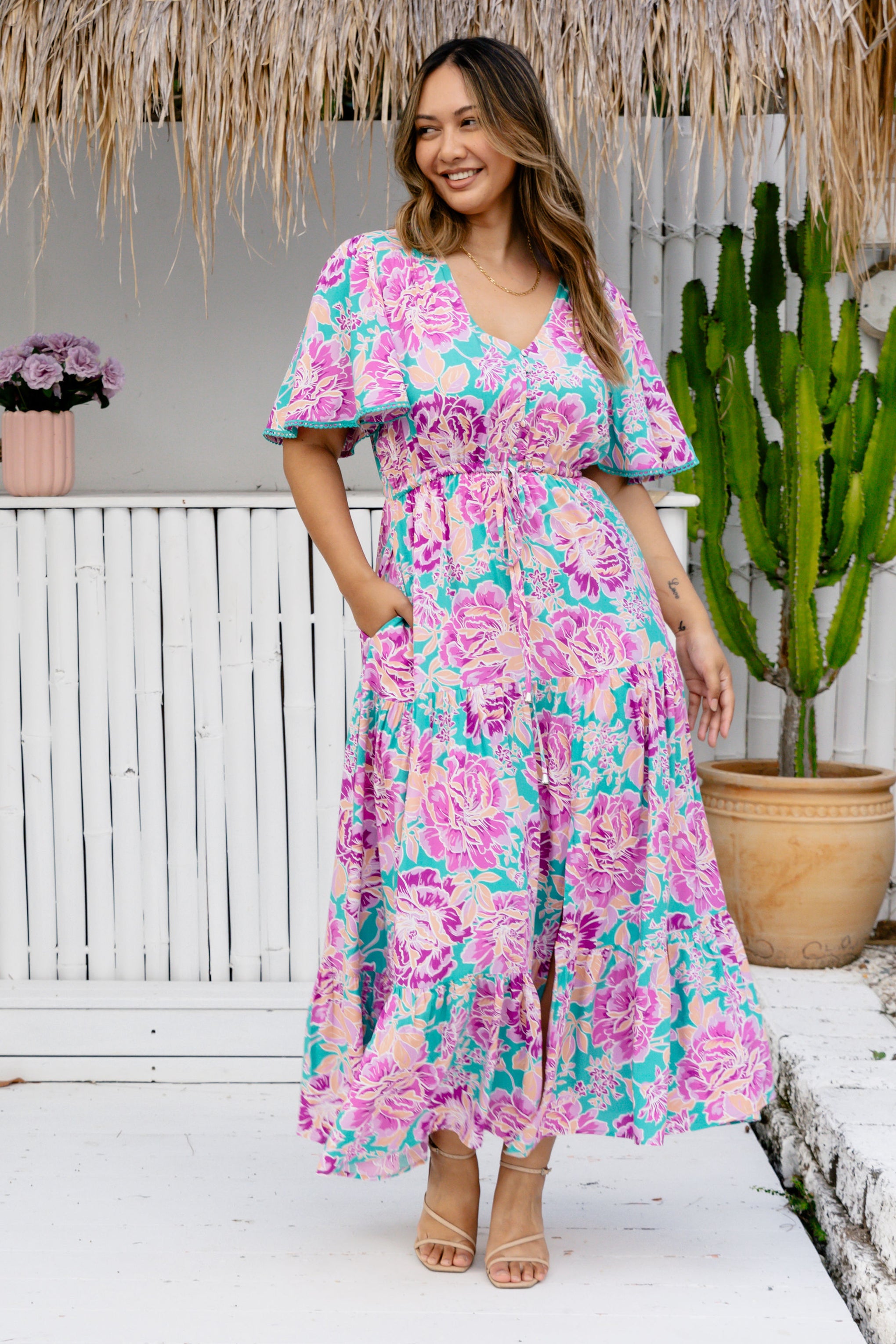 Polly Dress in Destiny Print – Proud Poppy Clothing