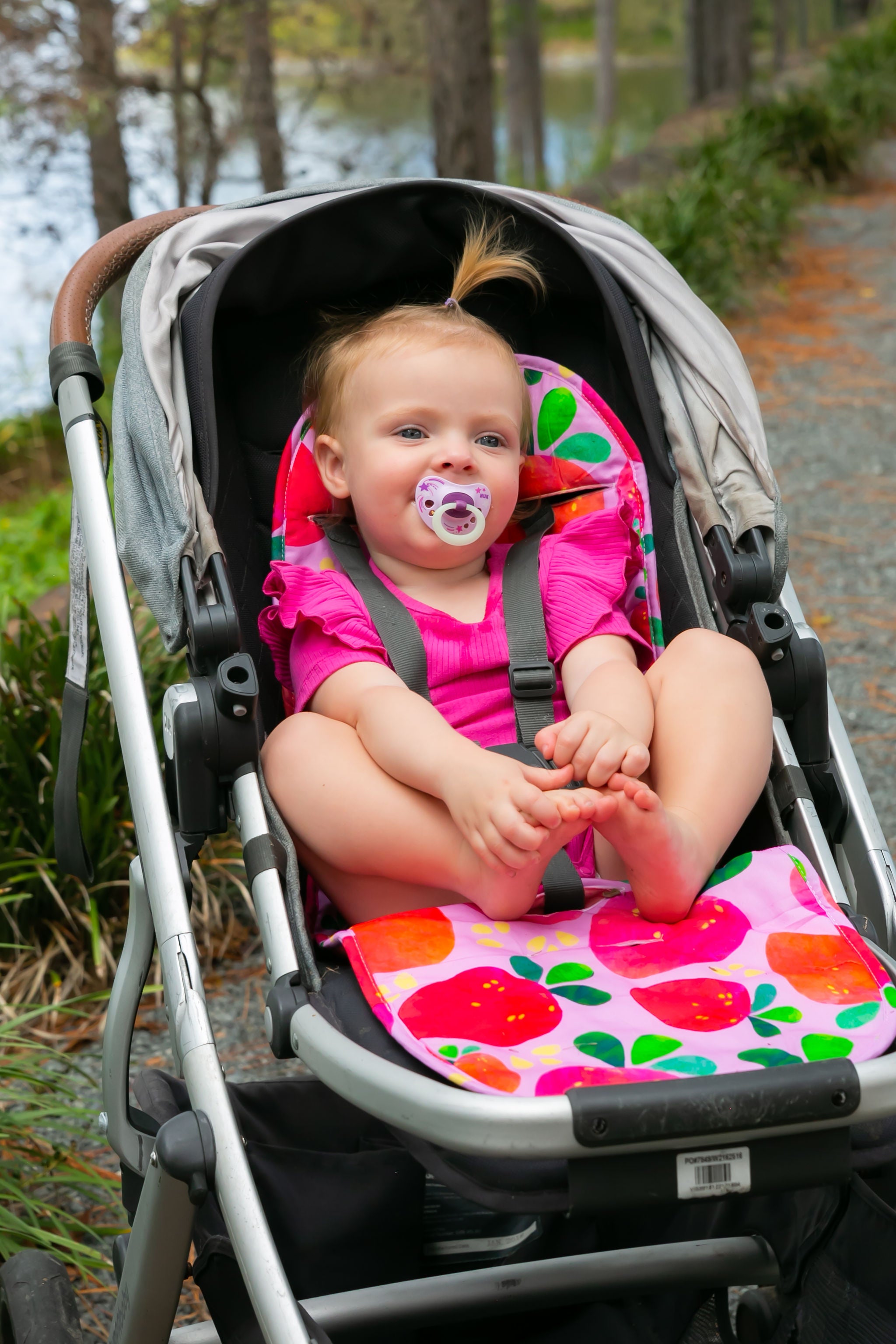 Pink pram outlet liner