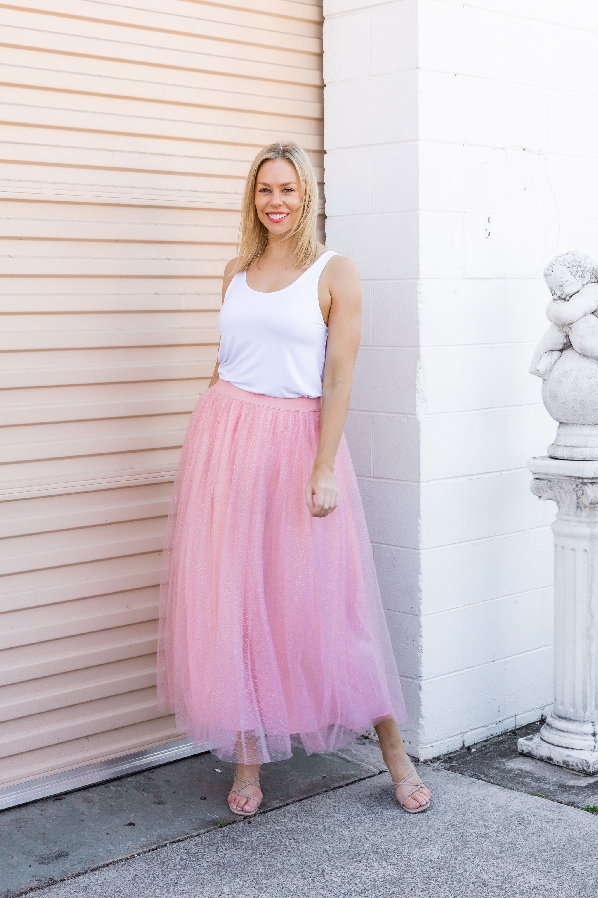 Pink tulle on sale skirt near me