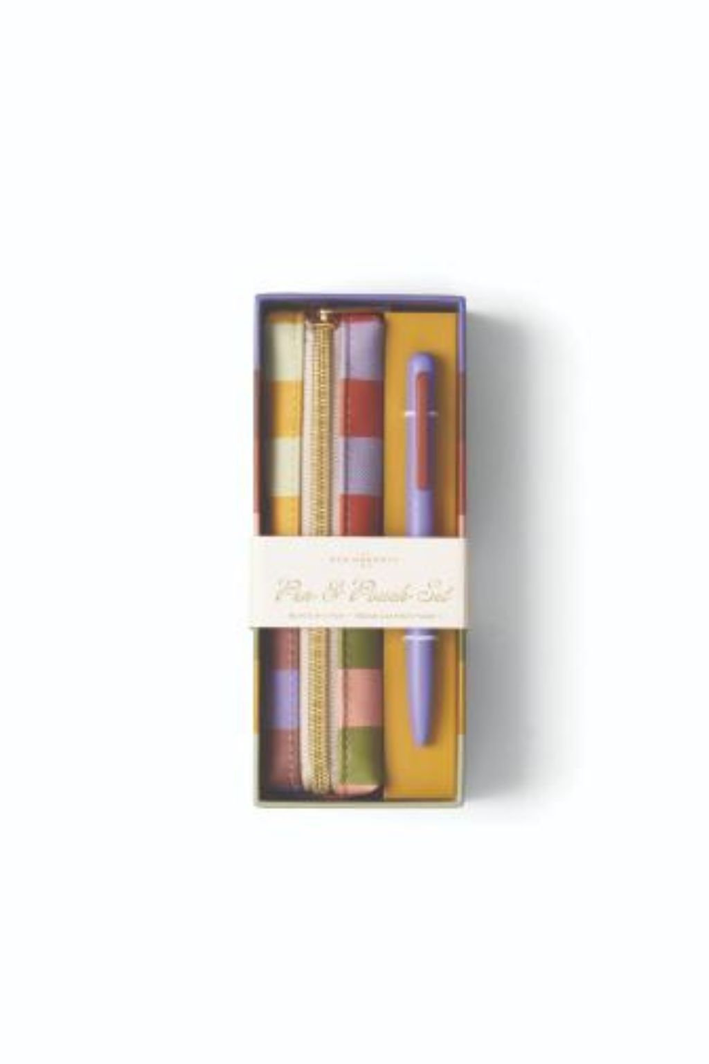 Pen & Pouch Set - Bold Stripe