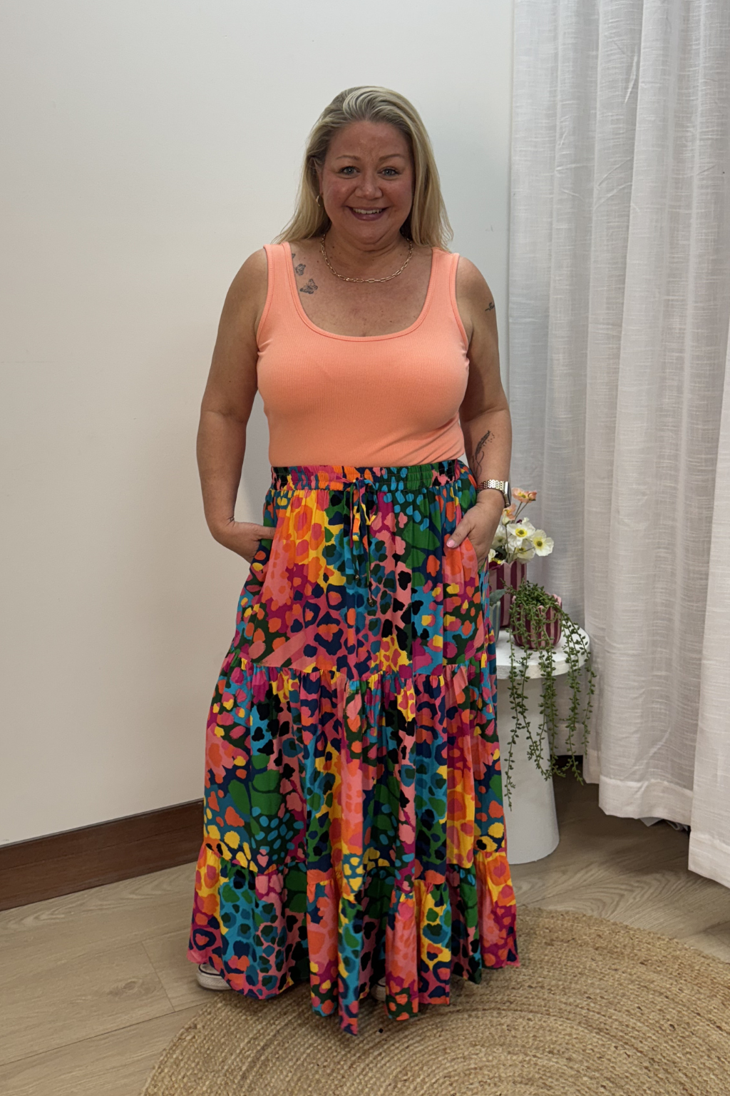 Carrie Maxi Skirt in Alfie by Kasey Rainbow