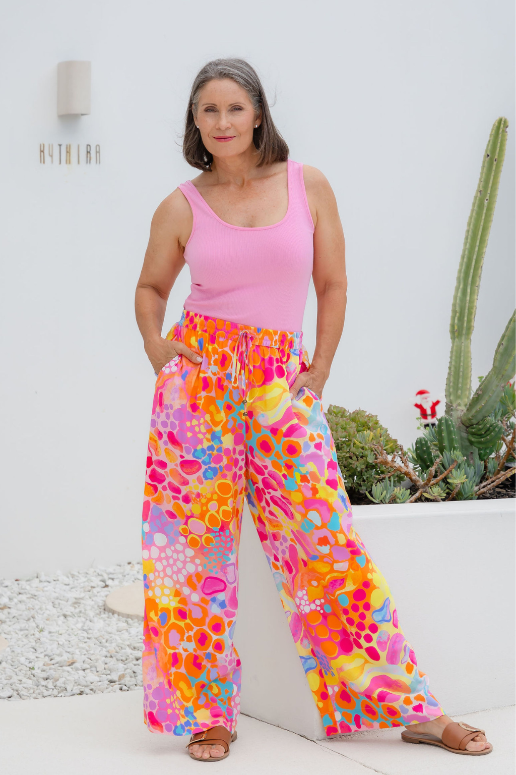 Gina Pants in Tequila Sunrise by Kasey Rainbow