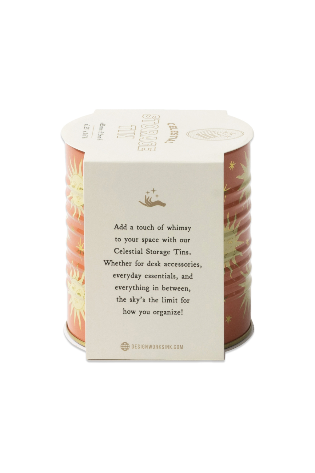 Celestial Storage Tin - Terracotta Sun