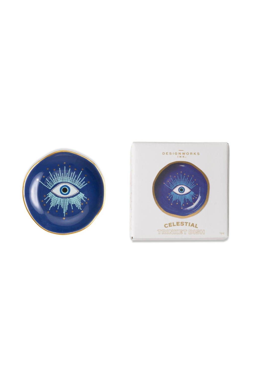 Celestial Ceramic Trinket Dish - Starry Eyed