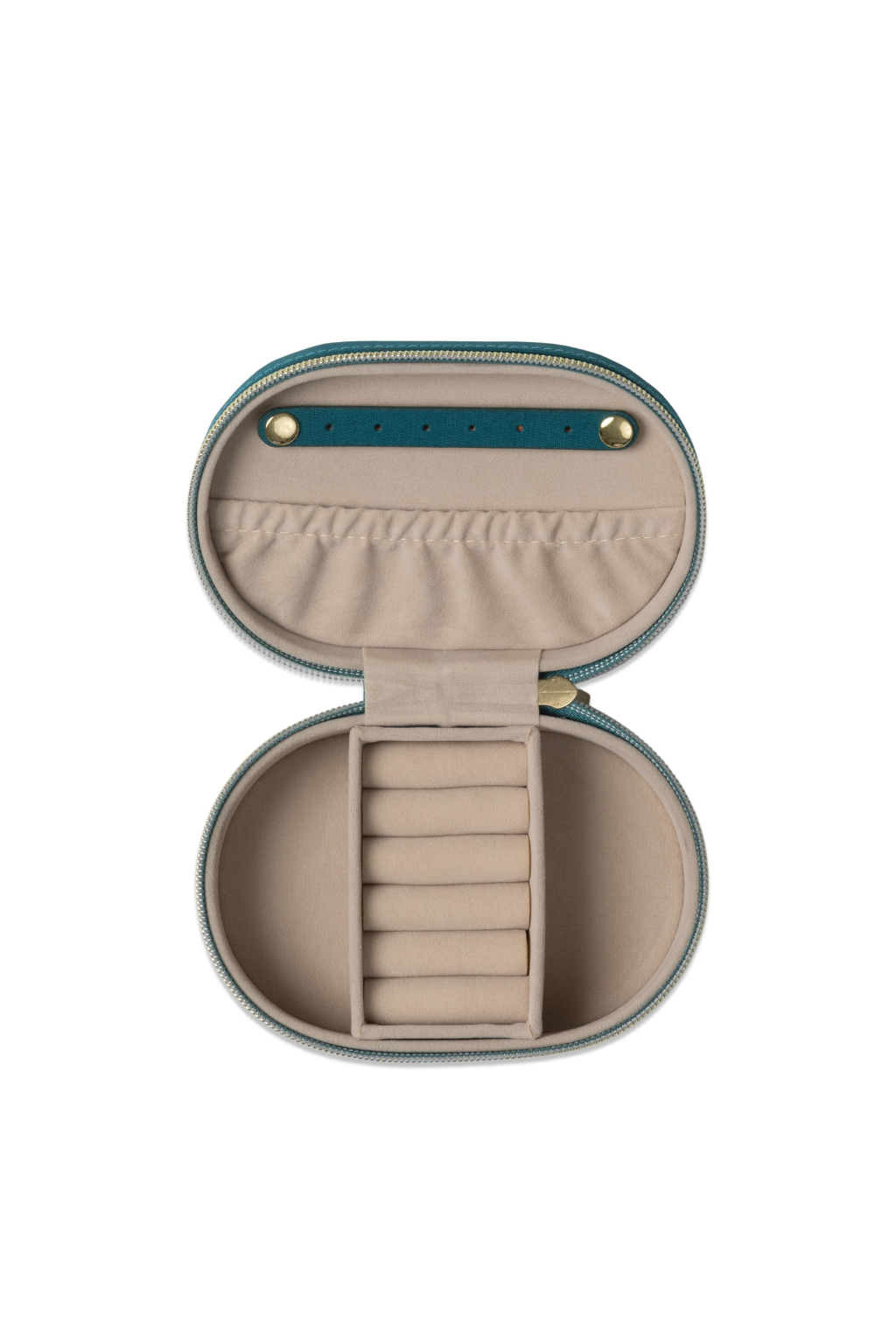 Oval Jewelry Case - Teal Case