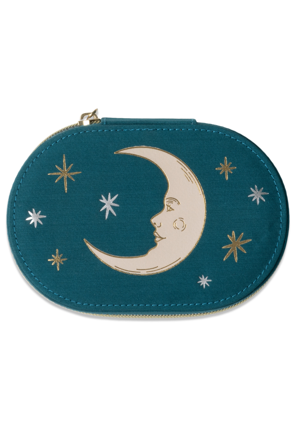 Oval Jewelry Case - Teal Case