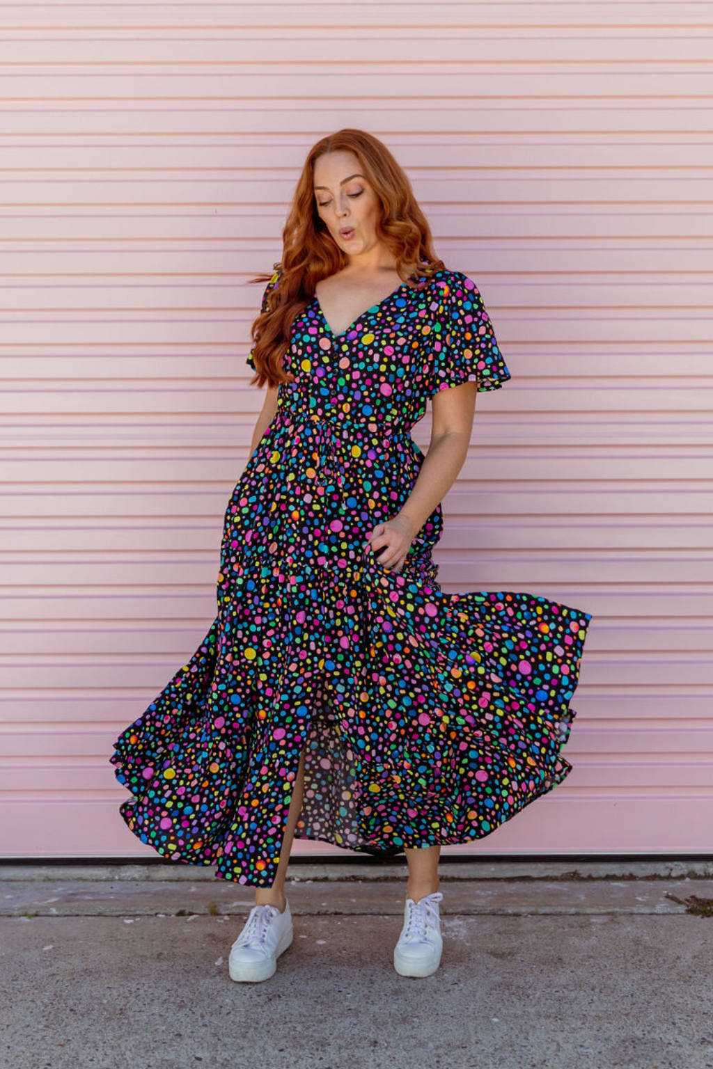 Bonnie Dress in Black Pebble by Kasey Rainbow