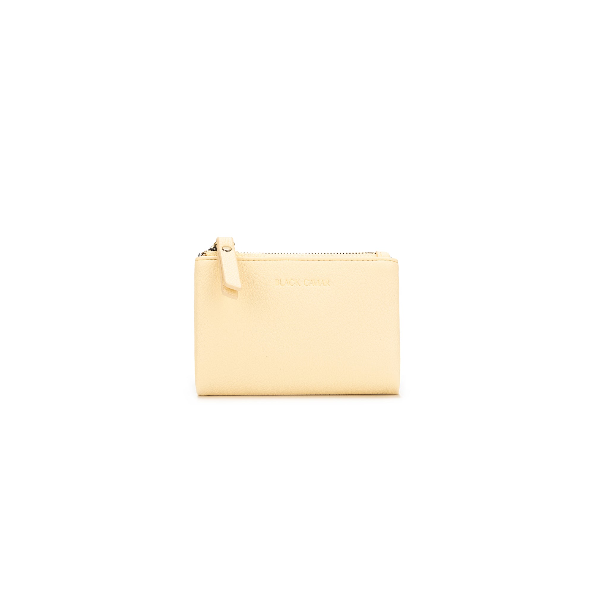 Avril Yellow Chiffon Mini Wallet by Black Caviar