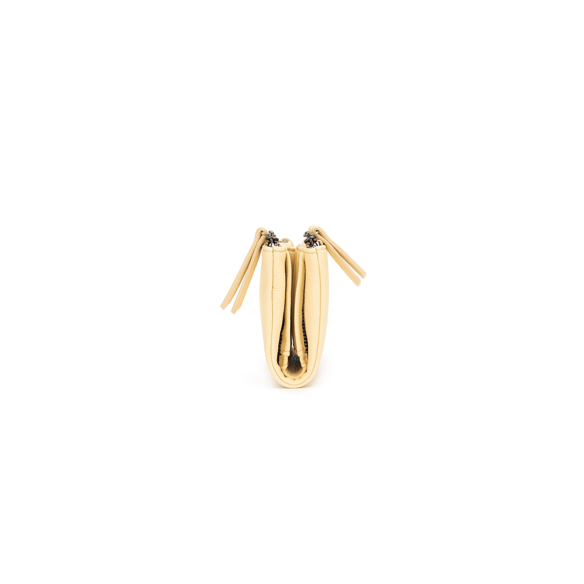 Avril Yellow Chiffon Mini Wallet by Black Caviar