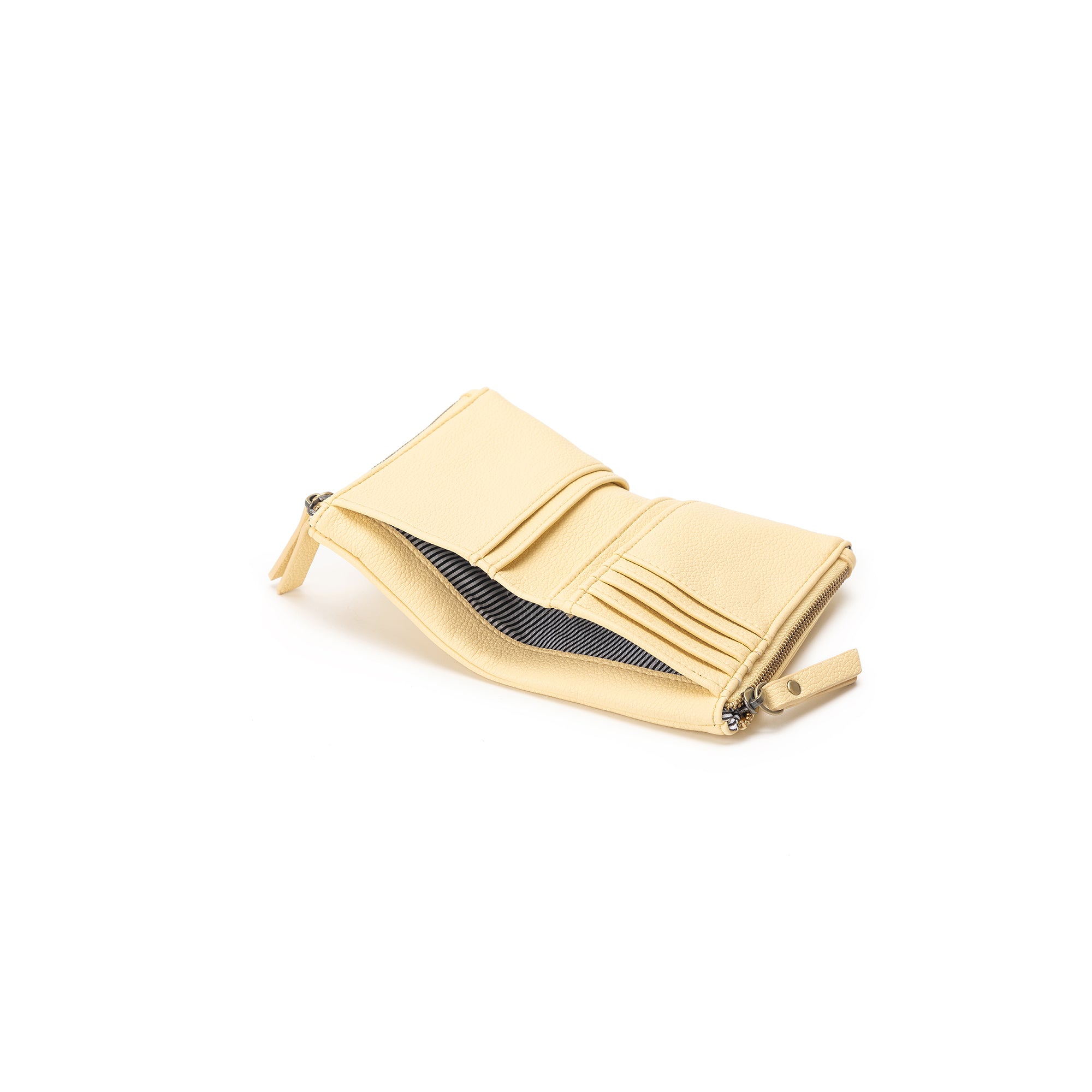 Avril Yellow Chiffon Mini Wallet by Black Caviar