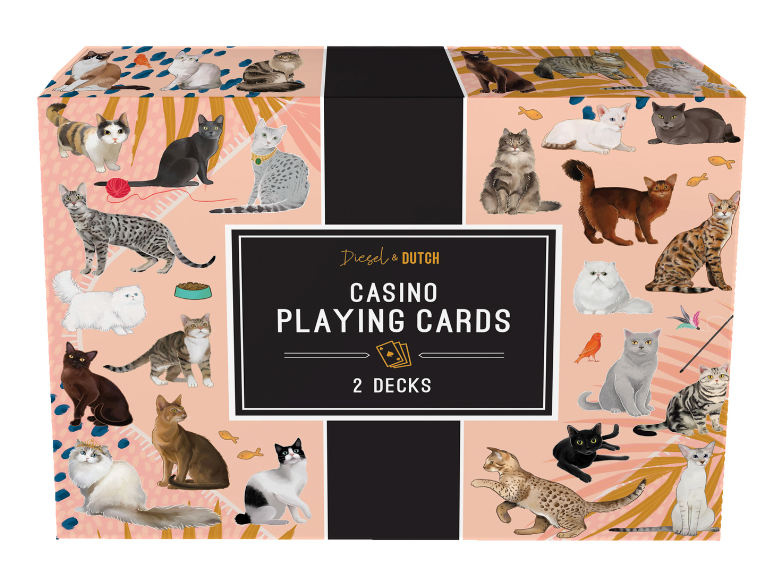 Casino Playing Cards - Curious Cats