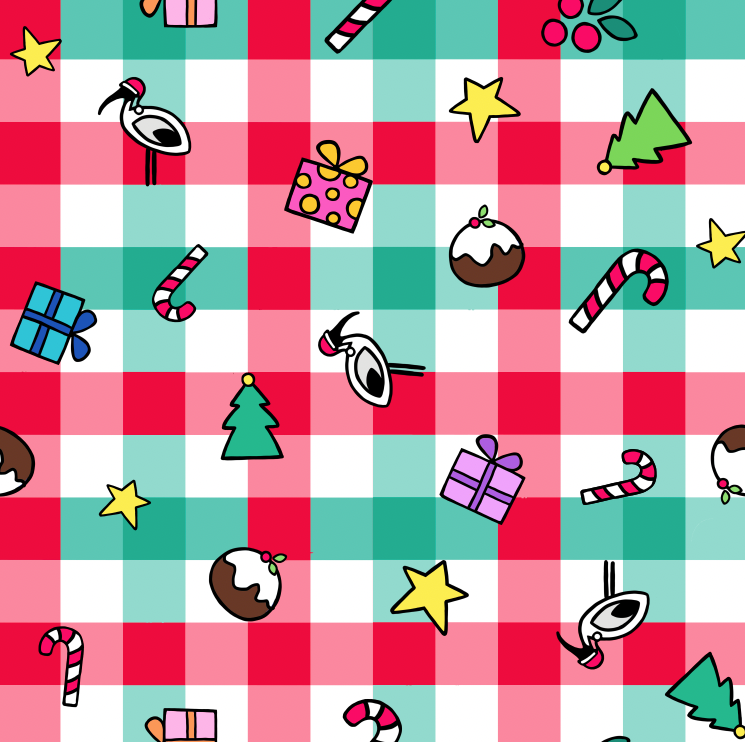 Noel Nightie in Christmas Picnic by Kasey Rainbow