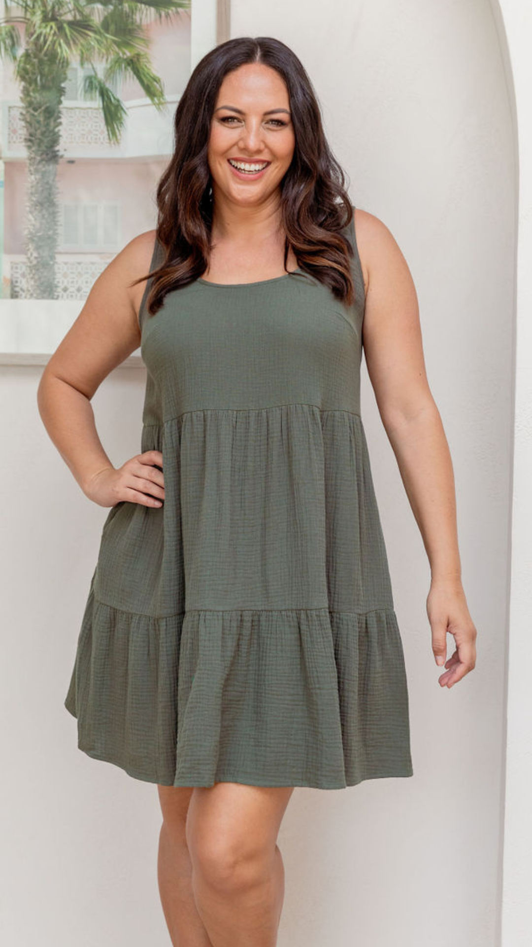 Lover Dress in Khaki