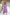 Charlize Maxi Dress in Purple Cheetah by Kasey Rainbow