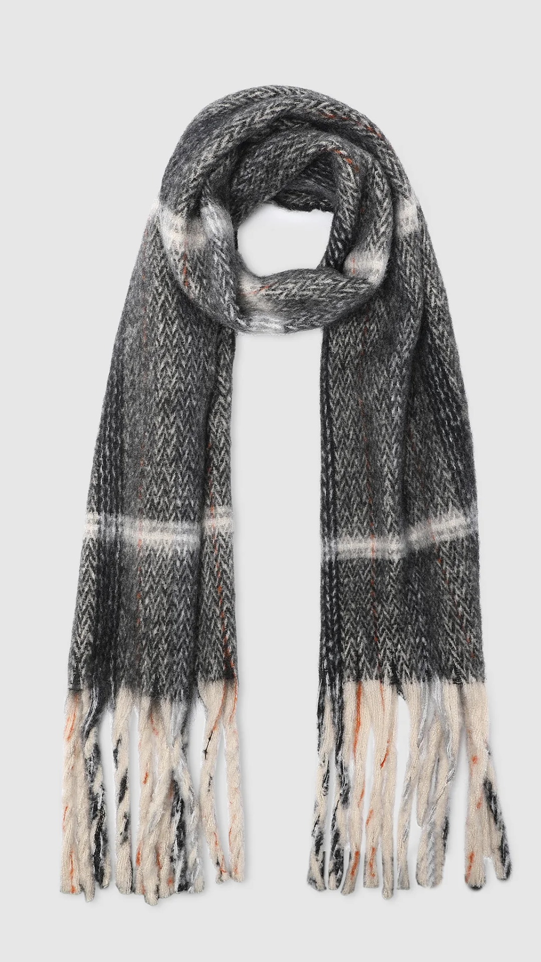 Bristol Scarf in Charcoal by Louenhide
