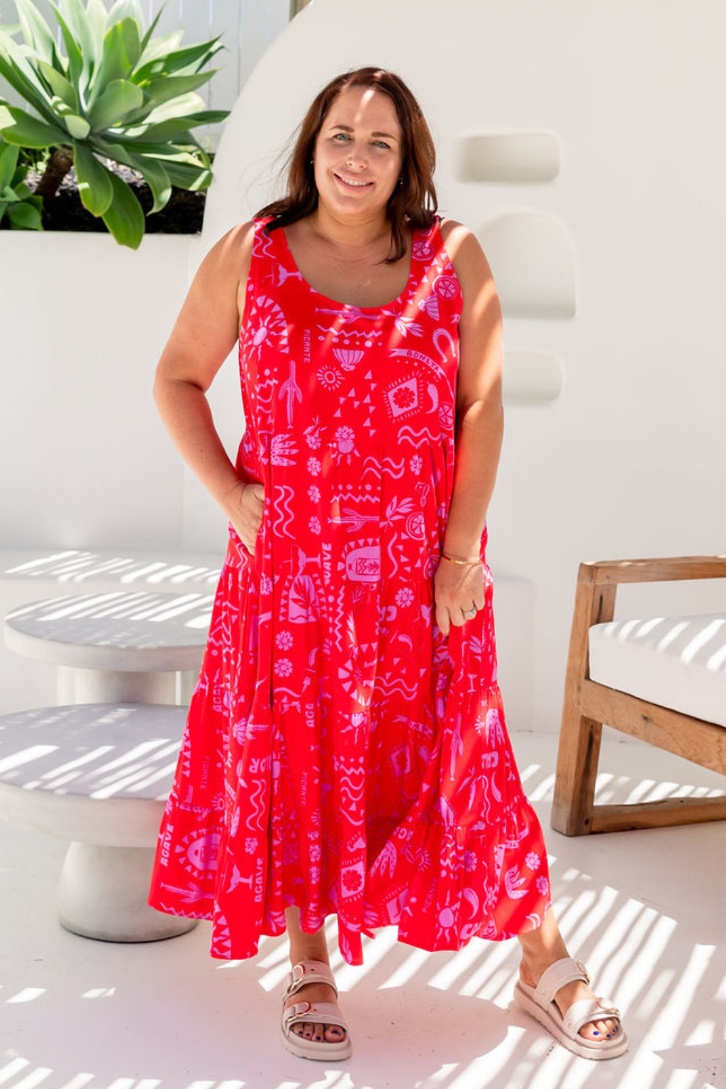 Ronnie Maxi Dress in Margie