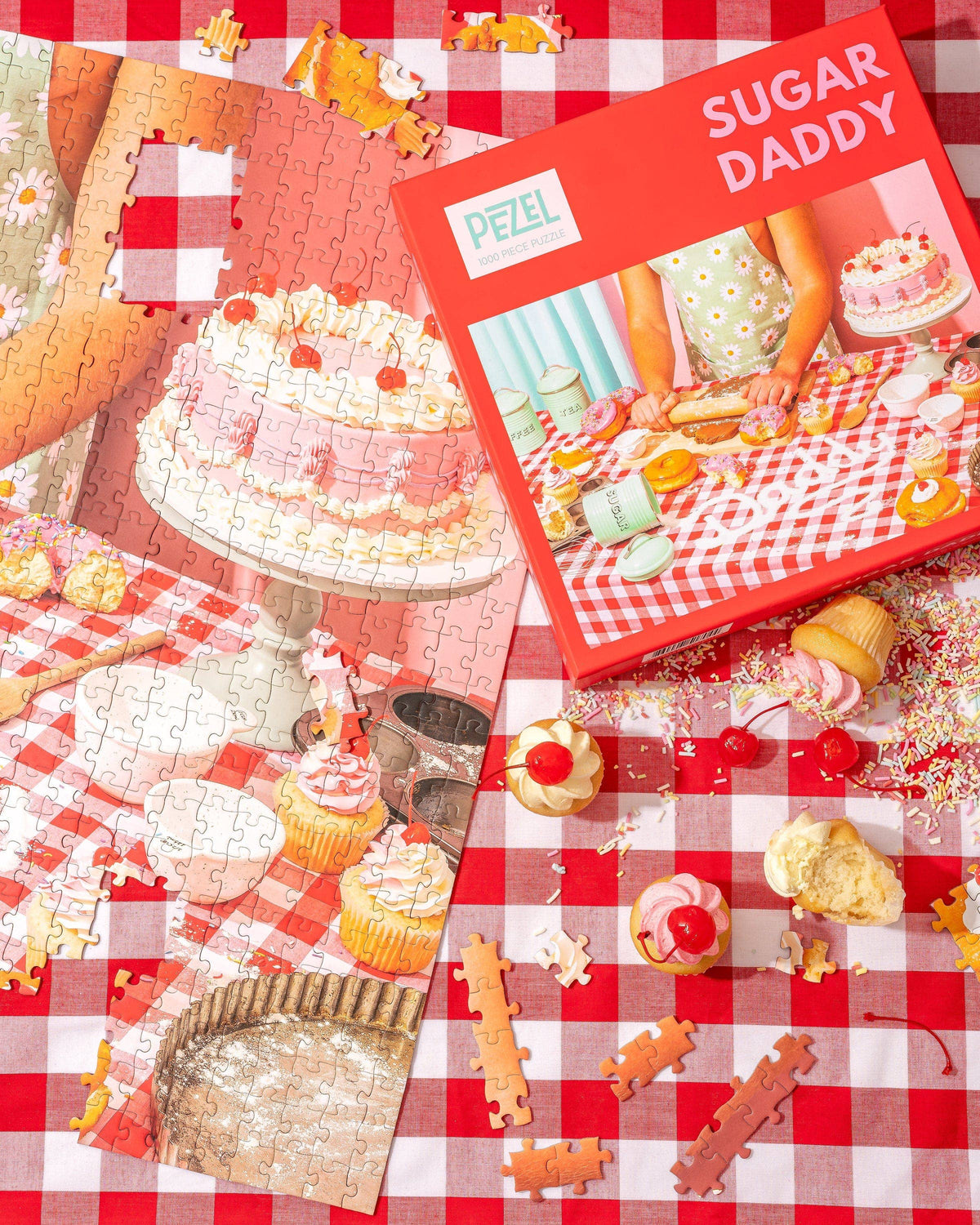 Sugar Daddy | 1000 Piece Jigsaw Puzzle Game w/ Canvas Bag