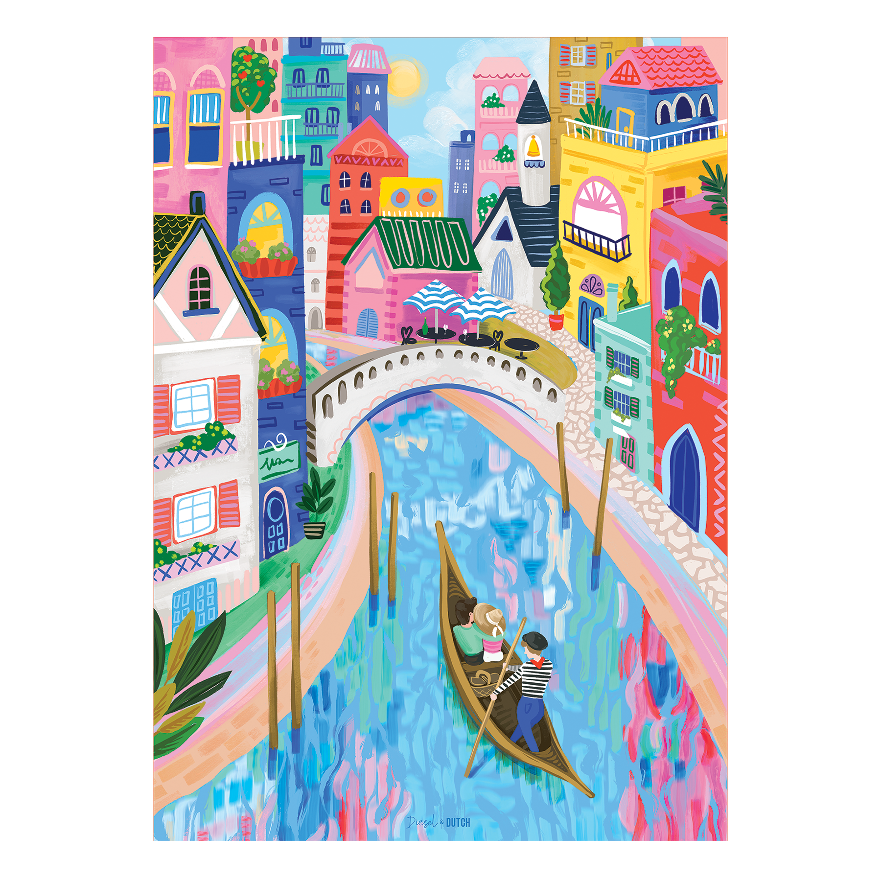 Venice Reflections 1000pc Wall Jigsaw Puzzle