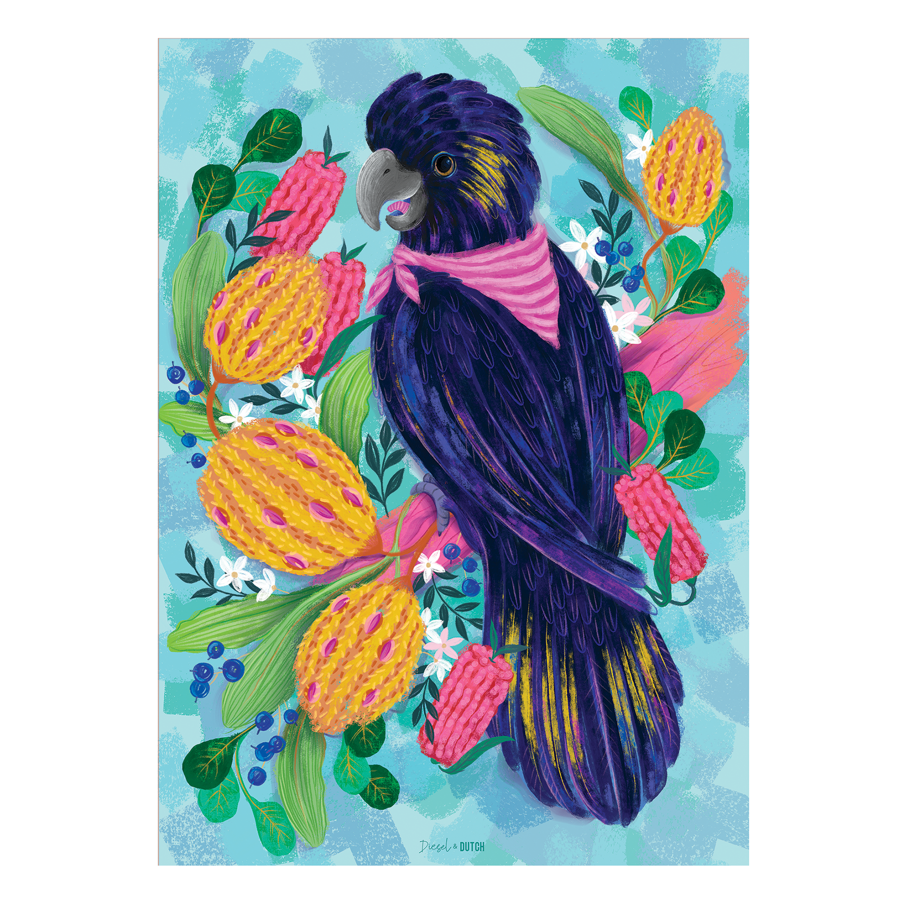 Black Cockatoo 1000pc Wall Jigsaw Puzzle