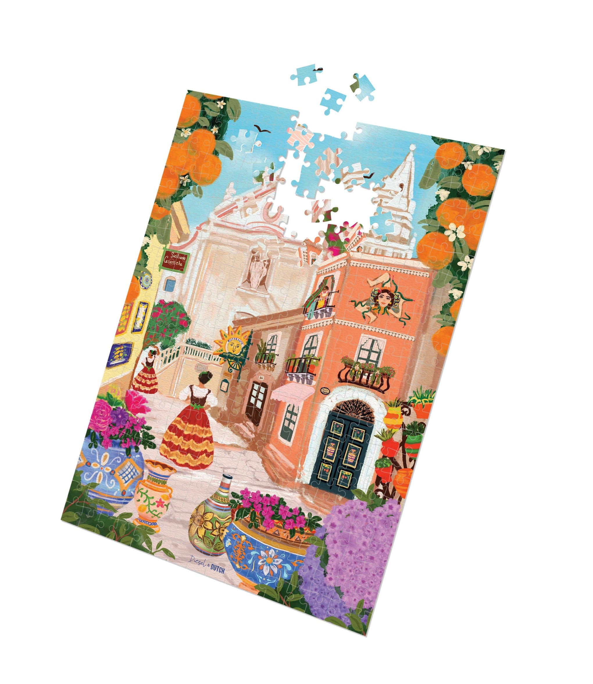 Sicilian Dreamscape 1000pc Wall Jigsaw Puzzle [3]