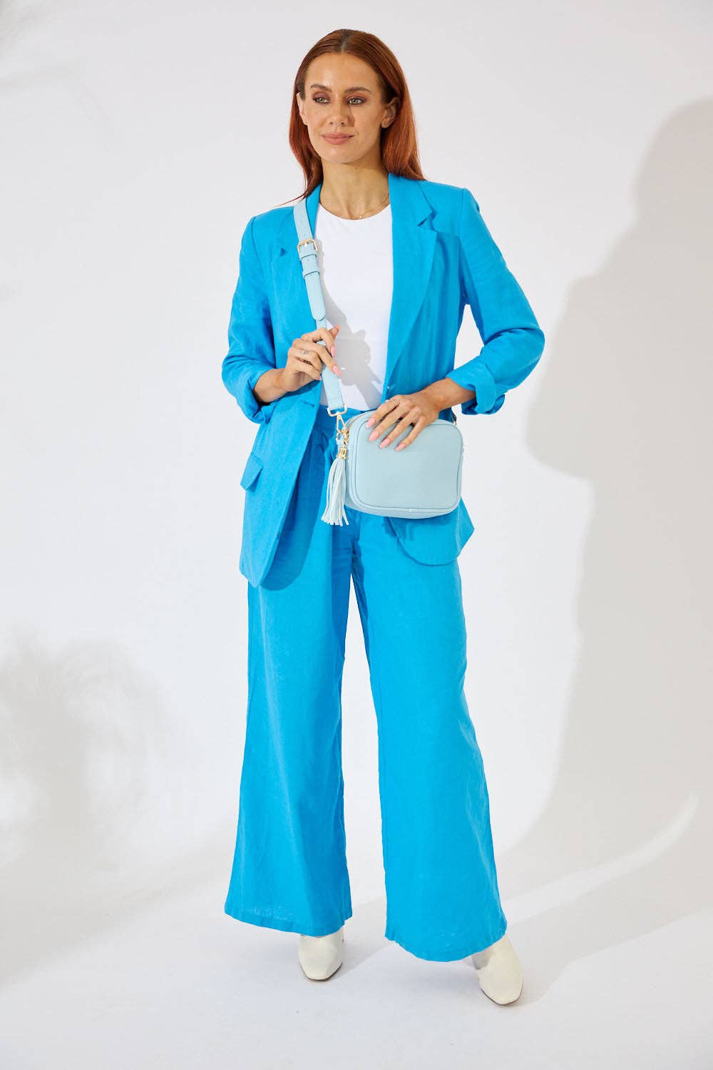 Sandy Springs Crossbody Bag - Light Blue