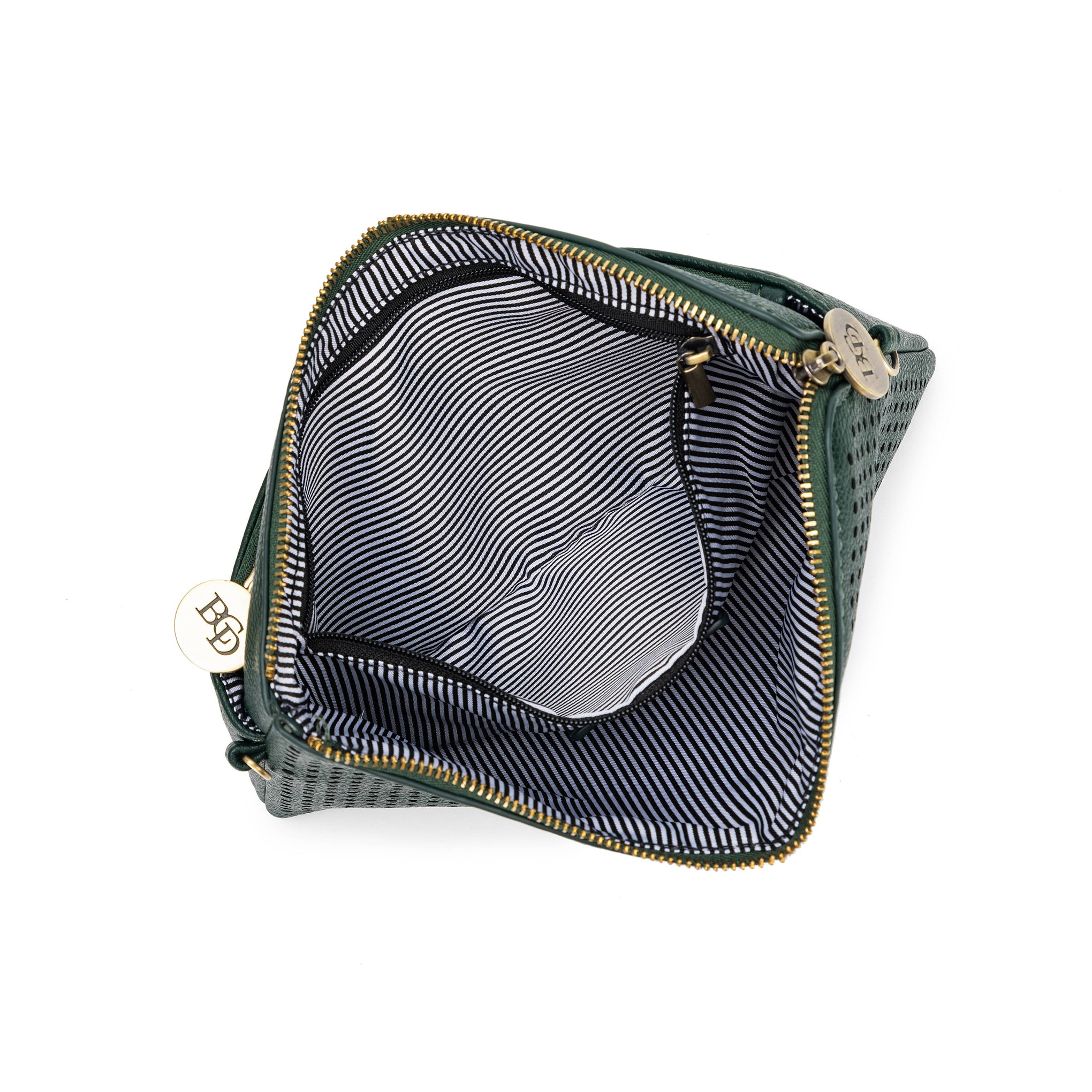 Nina Deep Green Crossbody/Clutch Bag by Black Caviar