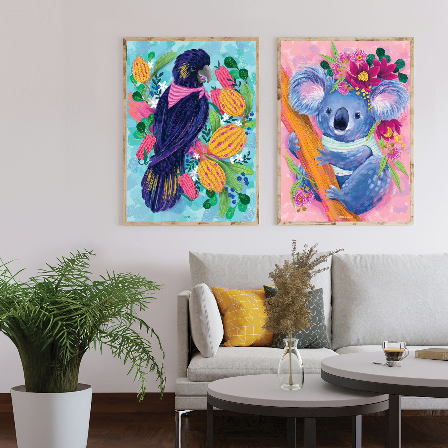 Koala Blooms 1000pc Wall Jigsaw Puzzle