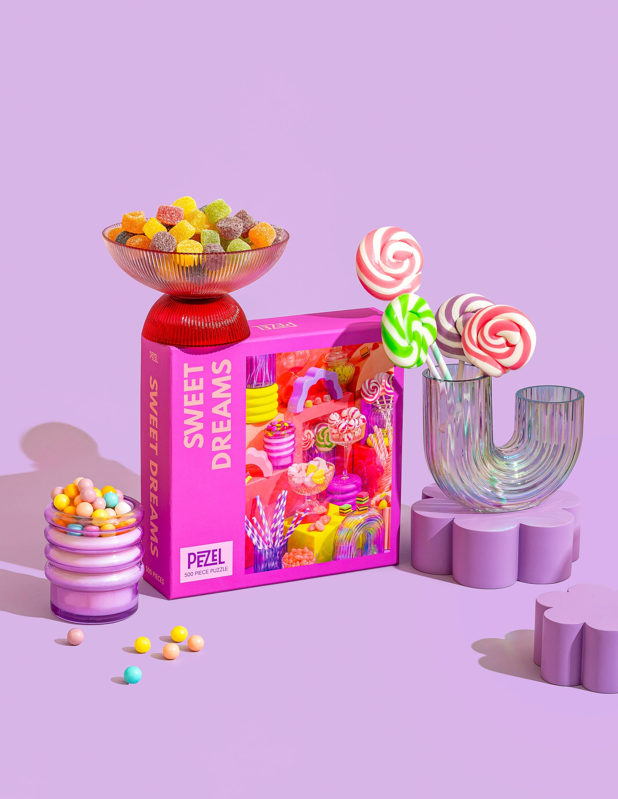 Sweet Dreams 500 Piece Jigsaw Puzzle Game w/ Canvas Bag