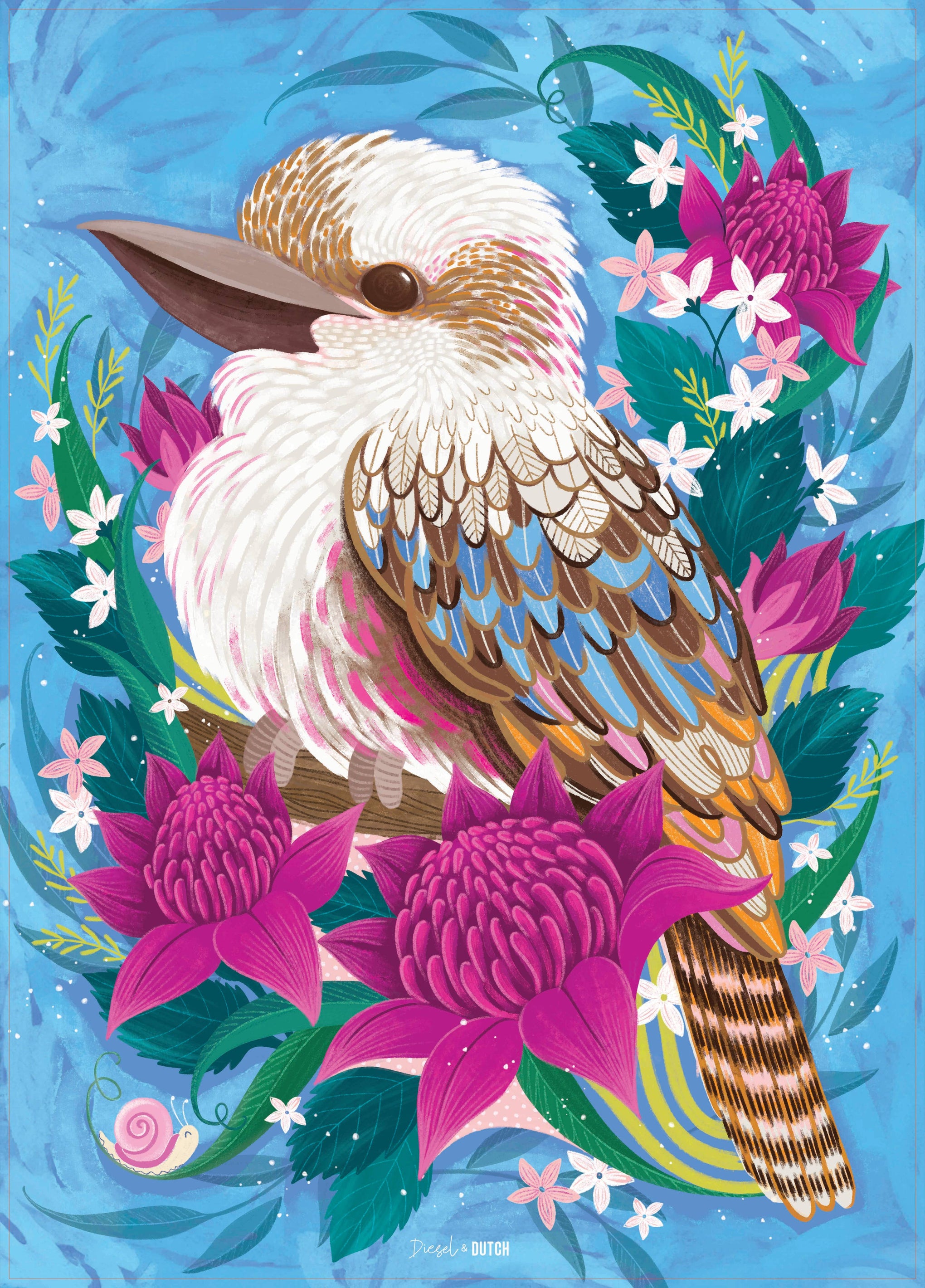 Kookaburra's Perch 1000pc Wall Jigsaw Puzzle