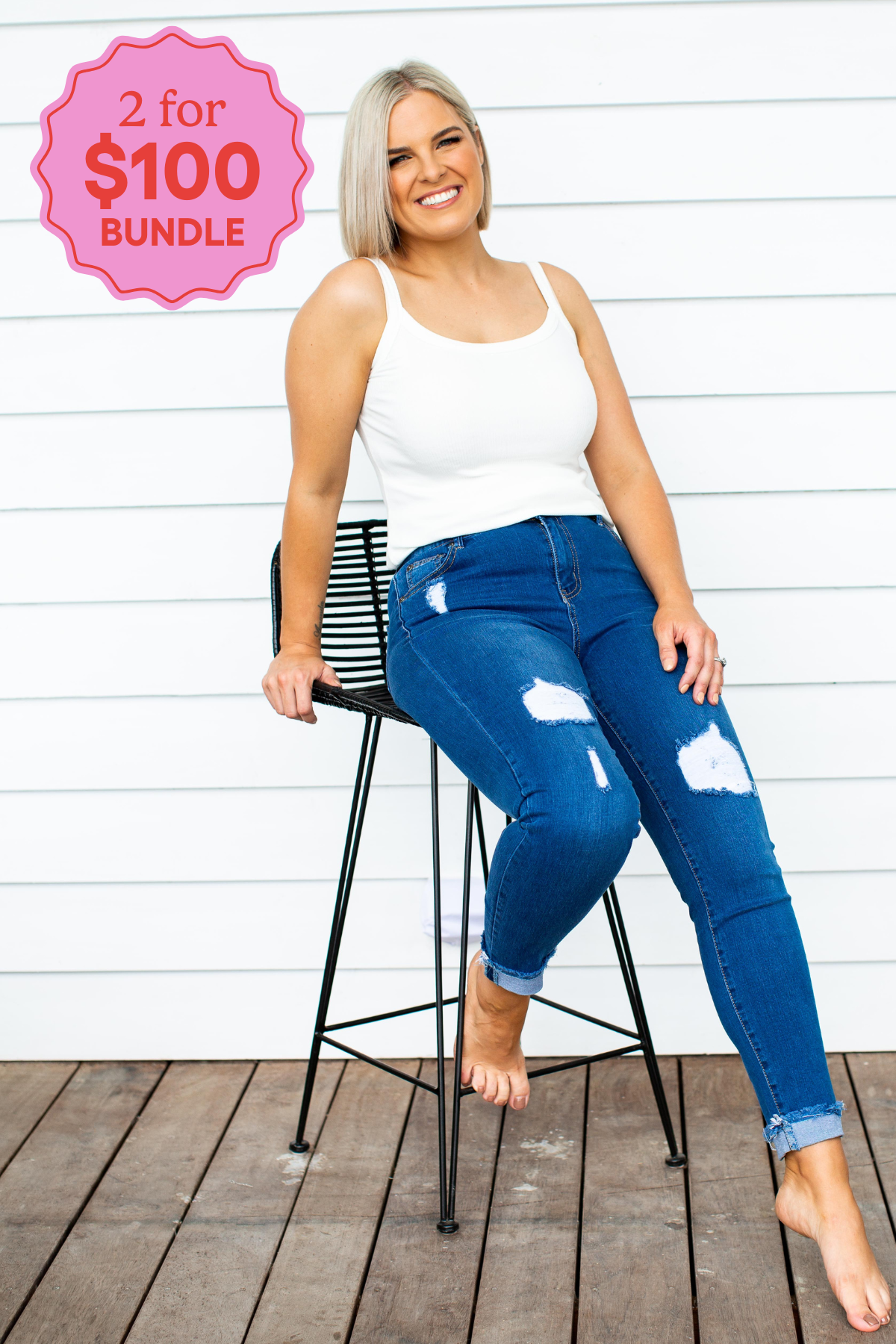 Peta Jeans in Dark Blue
