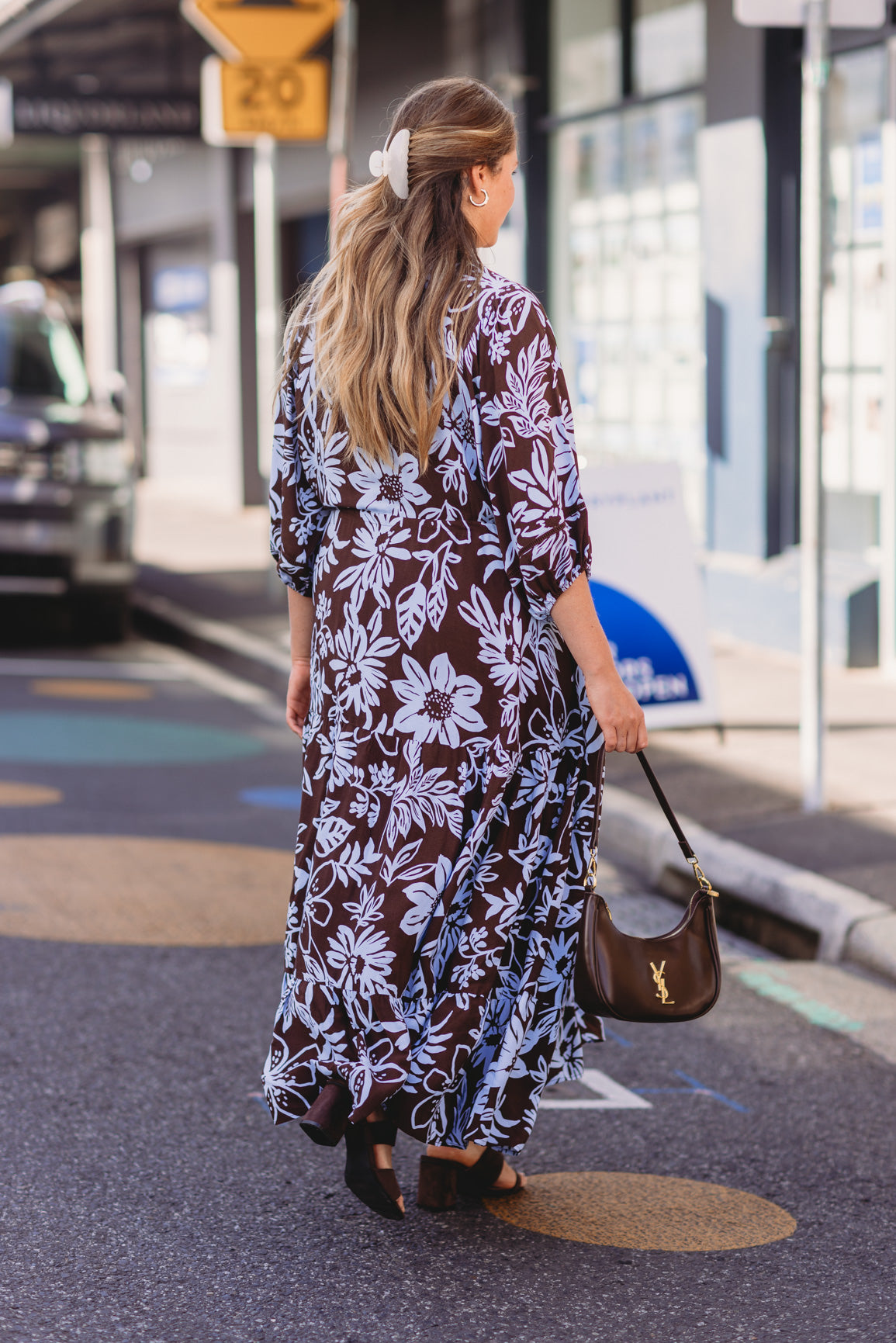 lani maxi dress Addison Maxi Dress in Blue Lani Chocolate – Proud Poppy Clothing