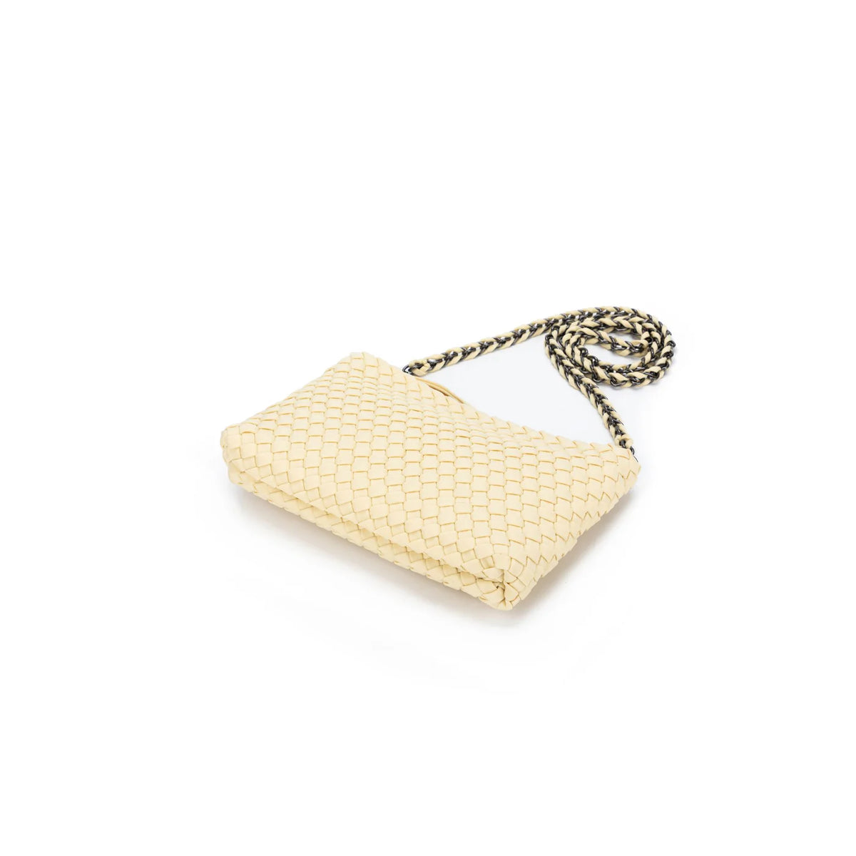 Aria Lemon Clutch Crossbody Bag by Black Caviar