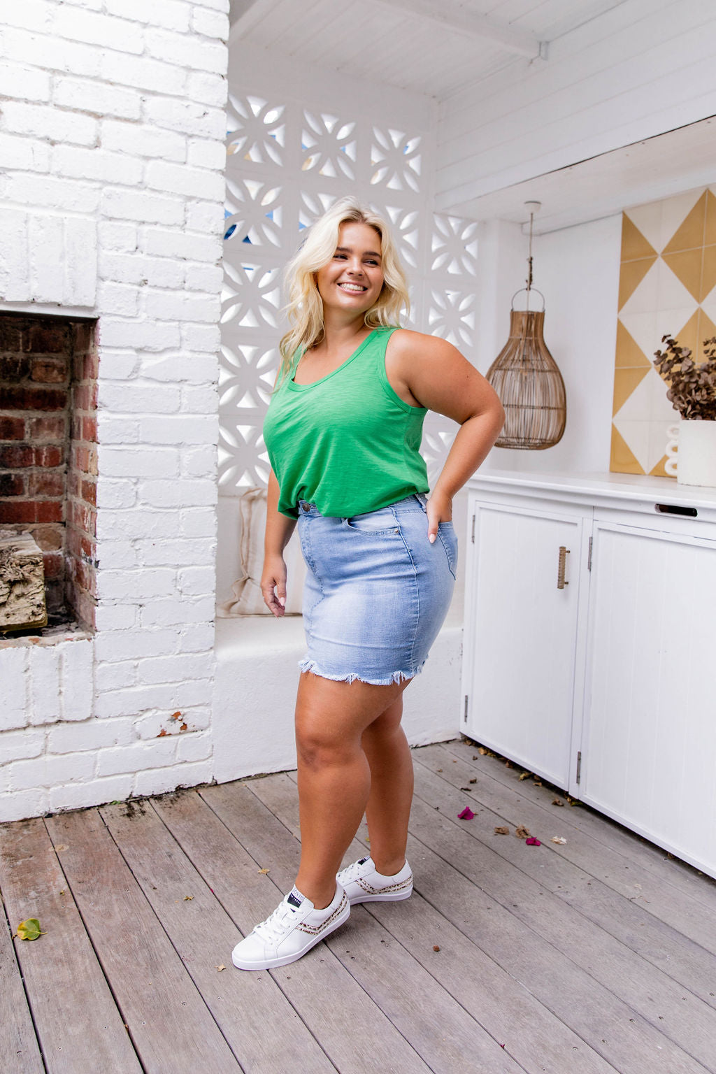 Plus size hotsell denim skirt au