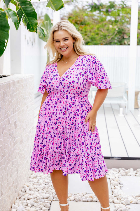 Summer Fling Dress in Pink Leopard – Proud Poppy Clothing