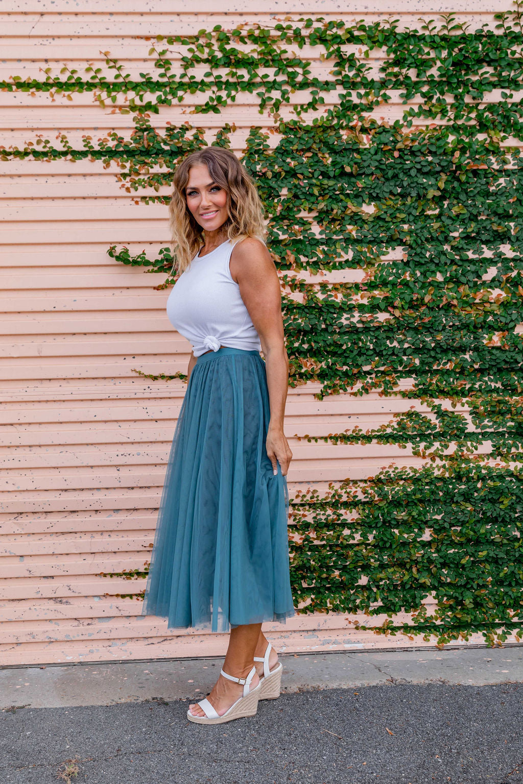 Green tulle clearance skirt outfit