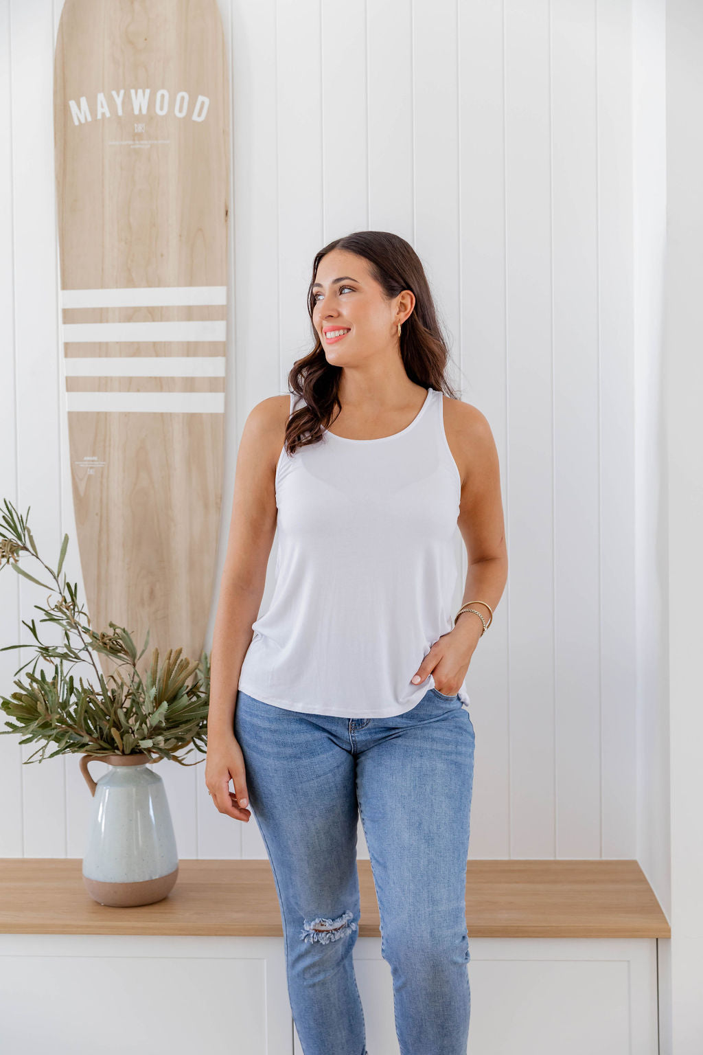 Modal Tovi Tank in White