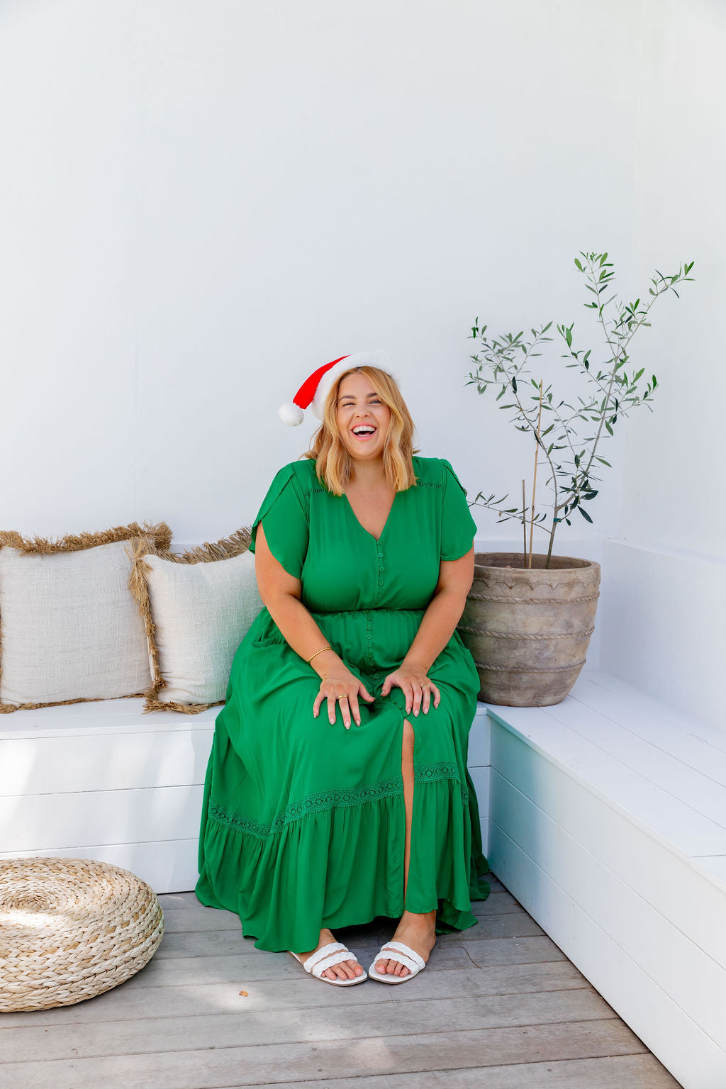 Shayla Maxi Dress in Green