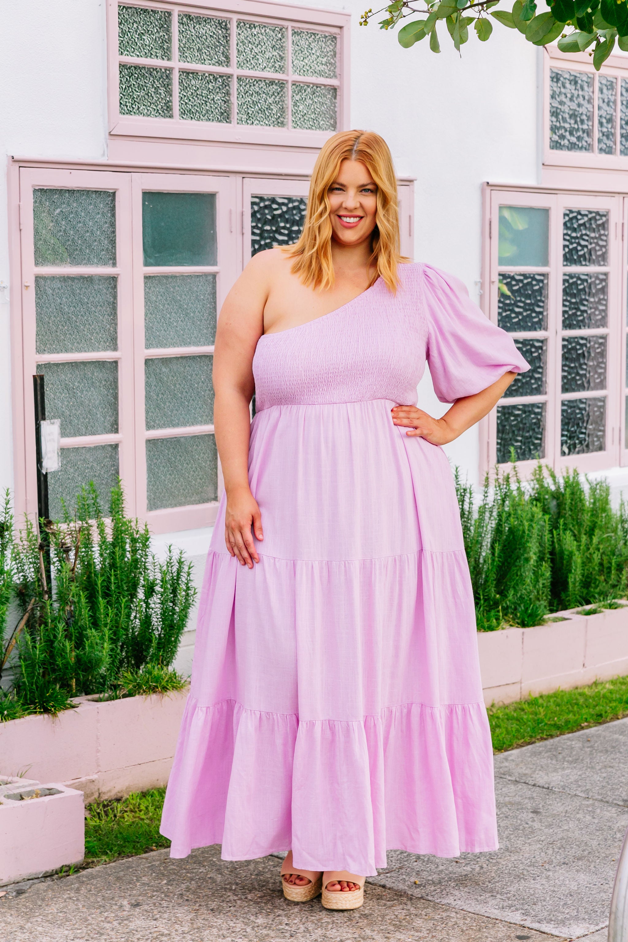 Allyson Maxi Dress Pink Poppy main image 1