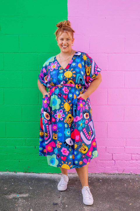 Rainbow store sale plus size dresses