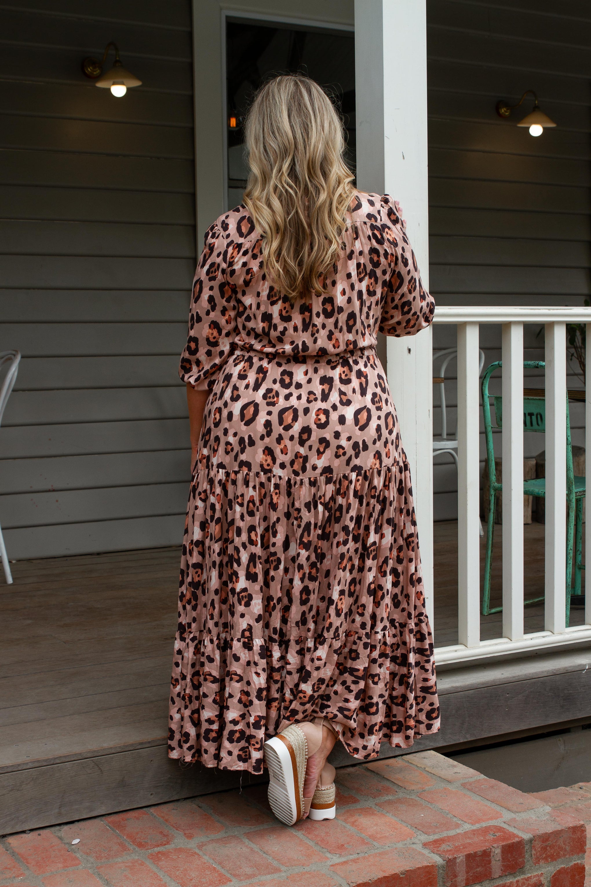 Chivonne Maxi Leopard Dress