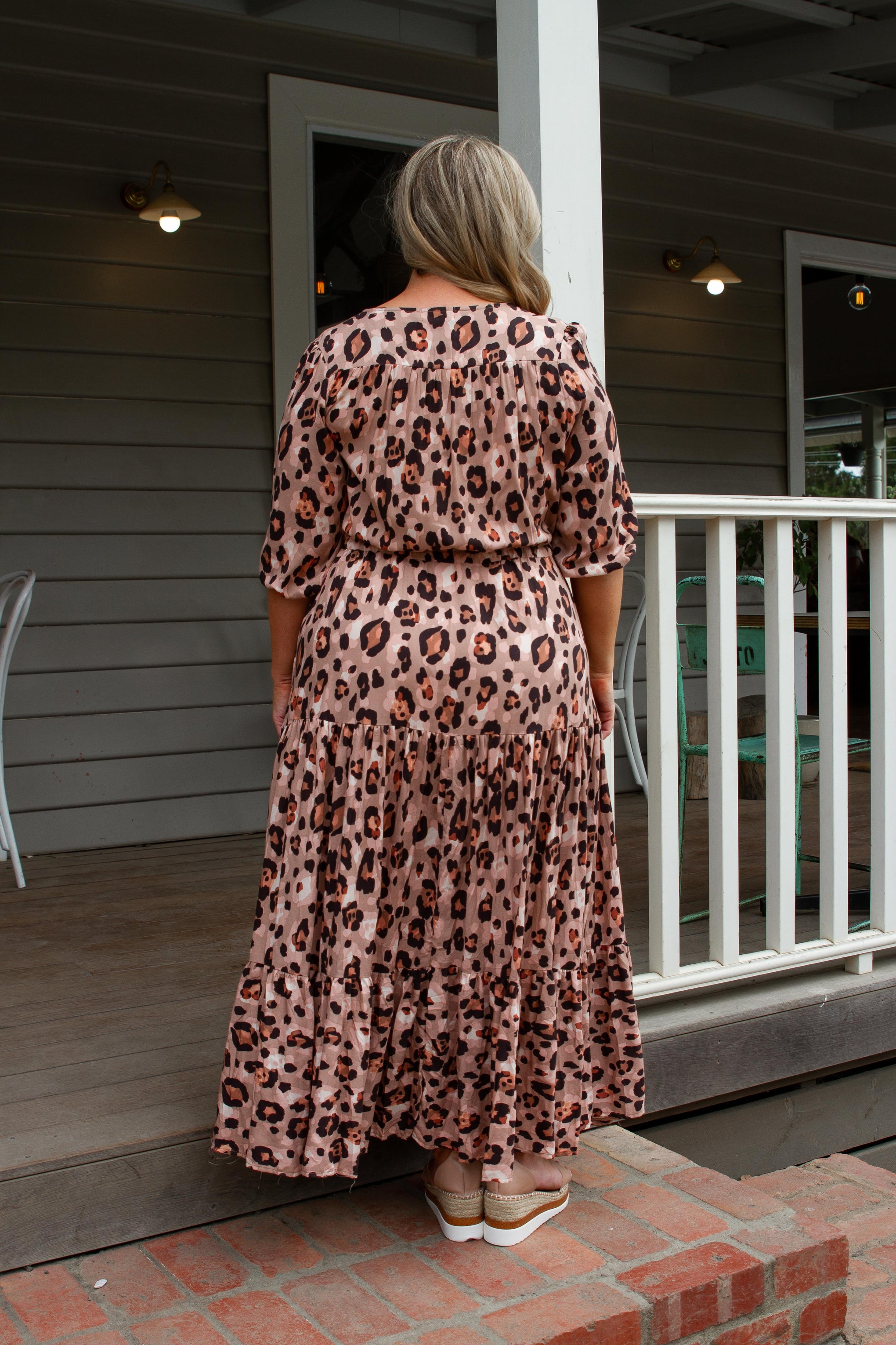 Chivonne Maxi Leopard Dress